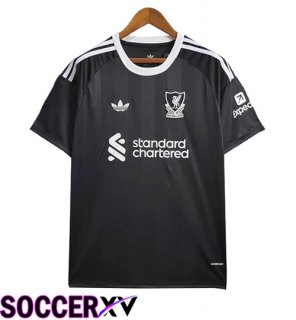 FC Liverpool Goalkeeper Soccer Jersey Black 2025/2026