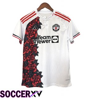 Manchester United Soccer Jersey Special Edition White 2025/2026