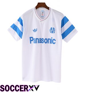 Marseille Retro Home Soccer Jersey 1990