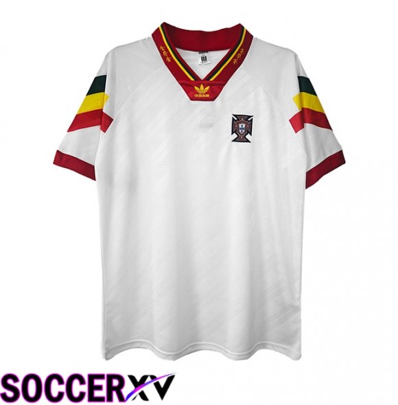 Portugal Retro Away Soccer Jersey 1992