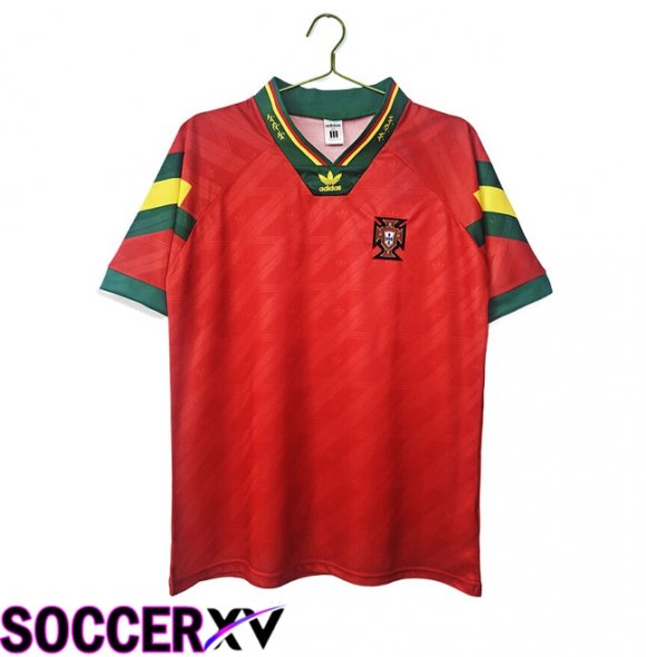 Portugal Retro Home Soccer Jersey 1992