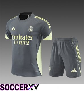Real Madrid Kids kit Training T Shirt Dark Grey 2025/2026