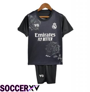 Real Madrid Y3 Kids Soccer Jersey Special Edition Black 2024/2025