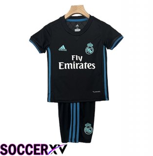 Real Madrid Retro Kids Away Soccer Jersey 2017/2018