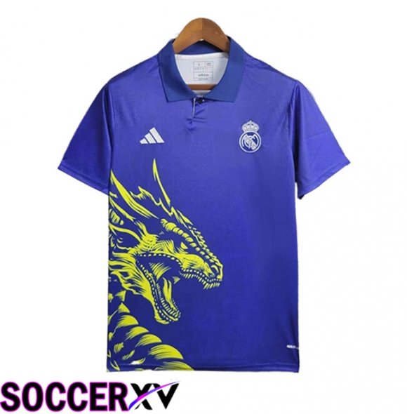 Real Madrid Soccer Jersey Special Edition Blue 2024/2025