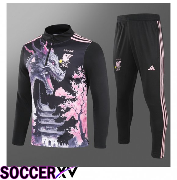 Japan Kids kit Training TracksuitBlack 2024/2025