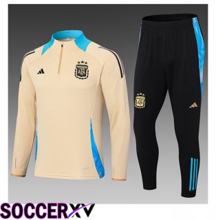 Argentina Kids kit Training TracksuitYellow 2024/2025