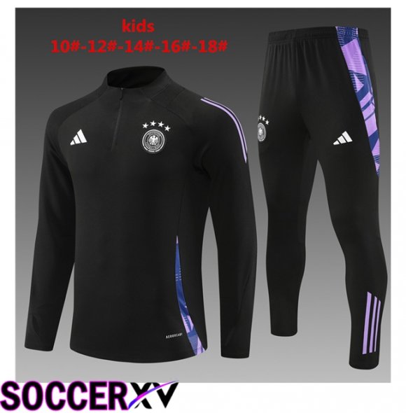 Germany Kids kit Training TracksuitBlack 2024/2025