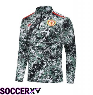 Manchester United Training Sweatshirt Green 2024/2025