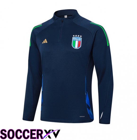 Italy Training Sweatshirt Blue Royal 2024/2025