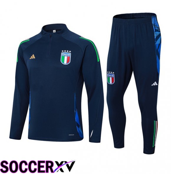 Italy kit Training Tracksuit Blue Royal 2024/2025