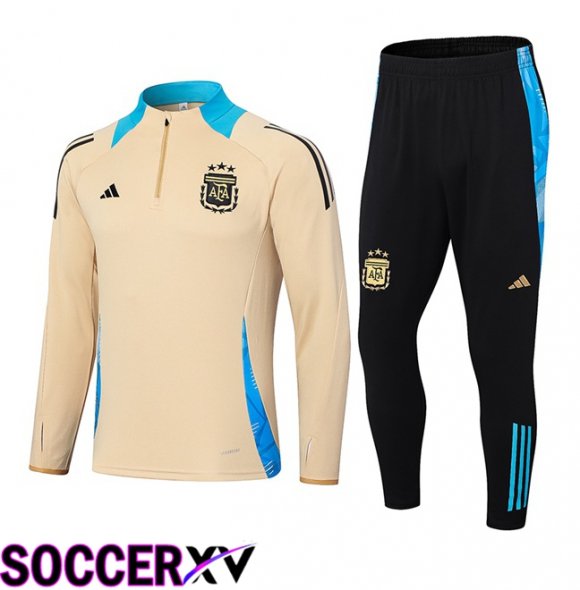 Argentina kit Training Tracksuit Yellow 2024/2025