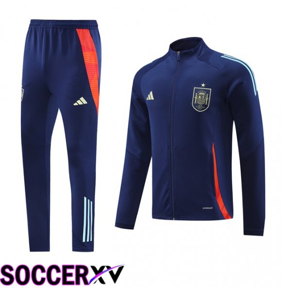 Spain kit Training Jacket Suit Blue Royal 2024/2025