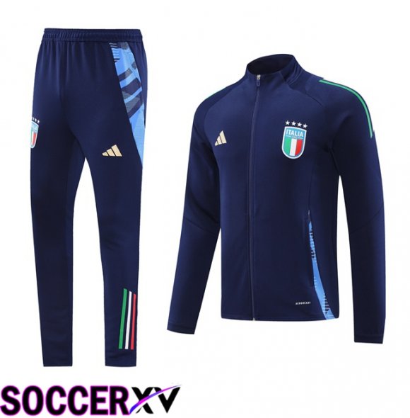 Italy kit Training Jacket Suit Blue Royal 2024/2025