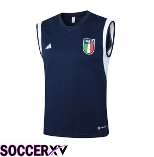 Italy Soccer Vest Blue Royal 2024/2025