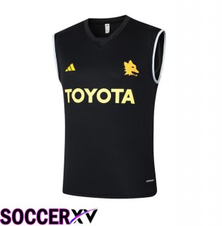 AS Roma Soccer Vest Black 2024/2025