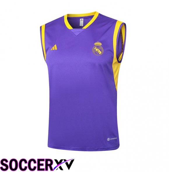 Real Madrid Soccer Vest Purple 2024/2025