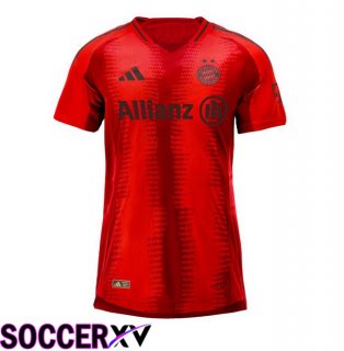 Bayern Munich Women Home Soccer Jersey Red 2024/2025