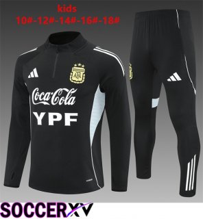 Argentina Kids kit Training Tracksuit Black 2025/2026