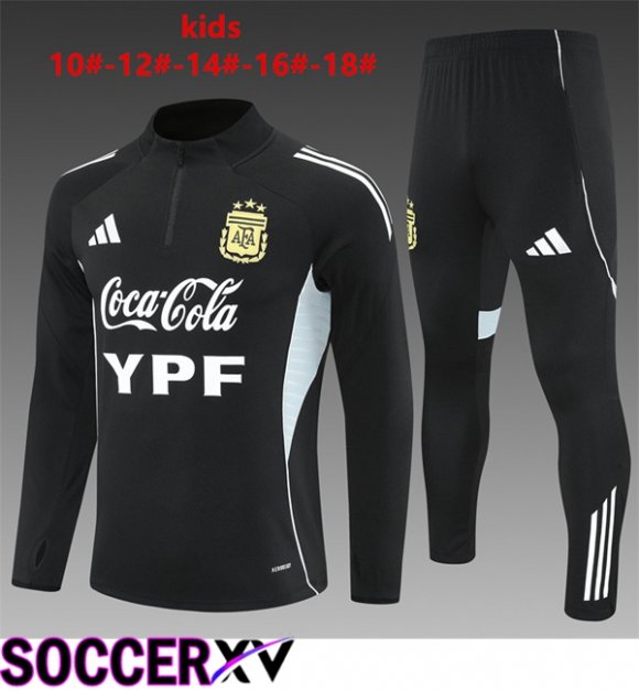 Argentina Kids kit Training Tracksuit Black 2025/2026
