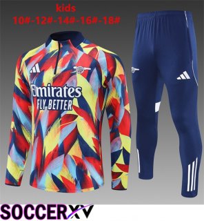 Arsenal Kids kit Training Tracksuit Yellow Red 2025/2026