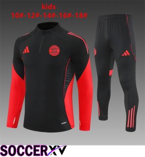 Bayern Munich Kids kit Training Tracksuit Black 2025/2026