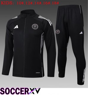 Inter Miami CF Kids kit Training Tracksuit - Training Jacket Black 2025/2026
