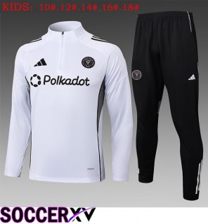 Inter Miami CF Kids kit Training Tracksuit White 2025/2026