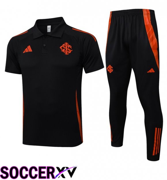 SC Internacional Soccer Polo + Training Pants Black 2025/2026