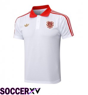 Bayern Munich Soccer Polo White 2025/2026