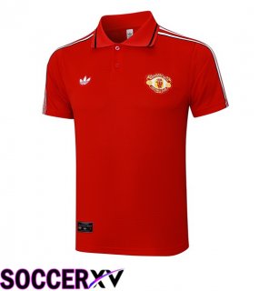 Manchester United Soccer Polo Red 2025/2026