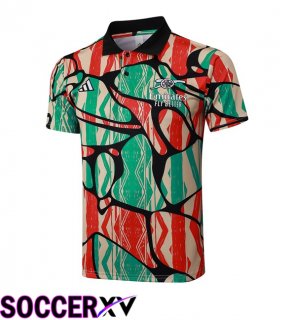 Arsenal Soccer Polo Red Green 2025/2026