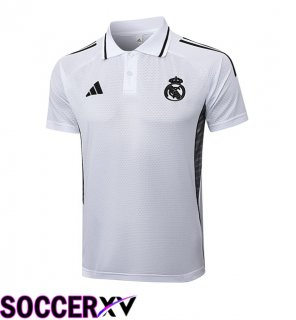 Real Madrid Soccer Polo White 2025/2026