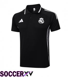 Real Madrid Soccer Polo Black 2025/2026