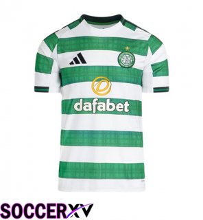 Celtic FC Home Soccer Jersey Green White 2025/2026