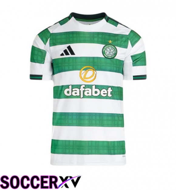 Celtic FC Home Soccer Jersey Green White 2025/2026