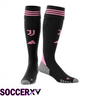 Juventus Home Soccer Socks Black 2025/2026