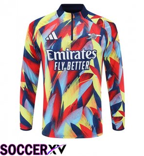 Arsenal Training Sweatshirt Yellow Red 2025/2026