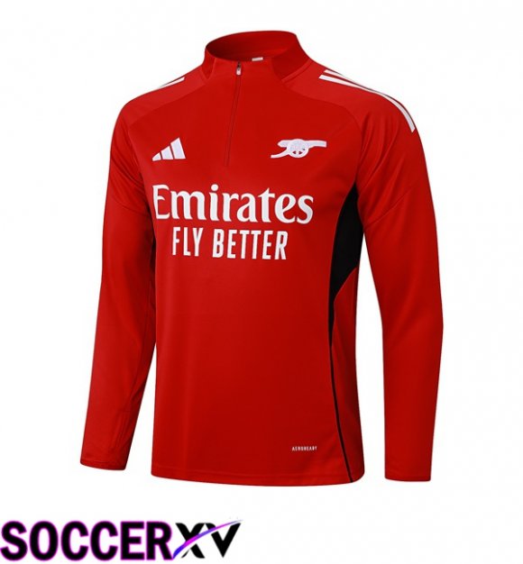 Arsenal Training Sweatshirt Red 2025/2026