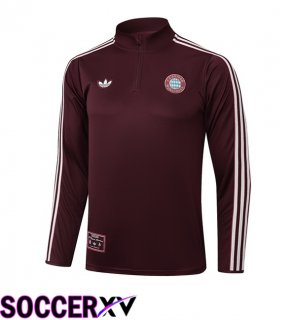 Bayern Munich Training Sweatshirt Brown 2025/2026