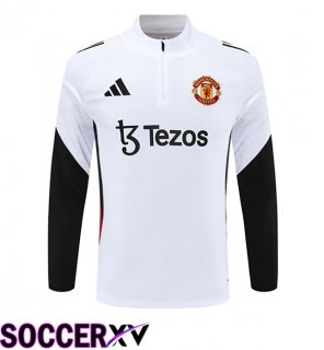 Manchester United Training Sweatshirt White 2025/2026