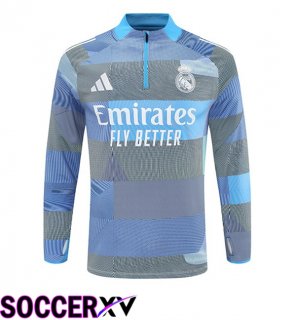 Real Madrid Training Sweatshirt Blue 2025/2026