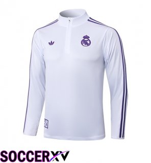 Real Madrid Training Sweatshirt White 2025/2026