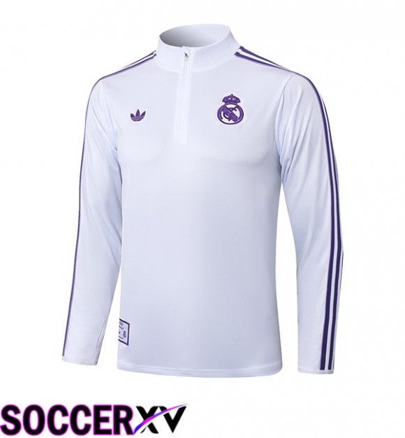 Real Madrid Training Sweatshirt White 2025/2026