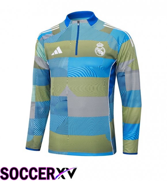 Real Madrid Training Sweatshirt Blue 2025/2026