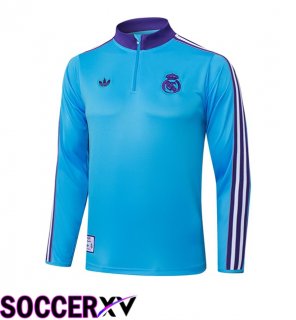 Real Madrid Training Sweatshirt Blue 2025/2026