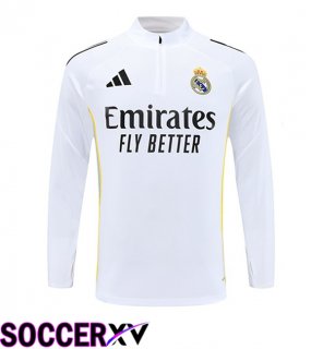 Real Madrid Training Sweatshirt White 2025/2026