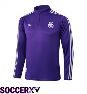 Real Madrid Training Sweatshirt Purple 2025/2026