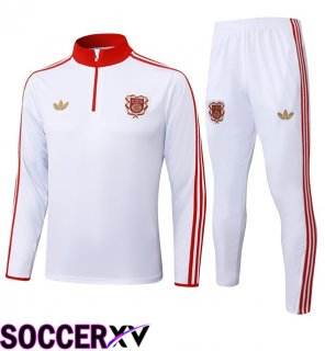 Bayern Munich kit Training Tracksuit White 2025/2026