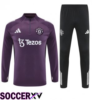 Manchester United kit Training Tracksuit Purple 2025/2026